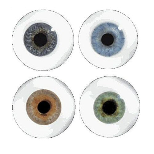 Blown Glass Eyes-26mm (pair)