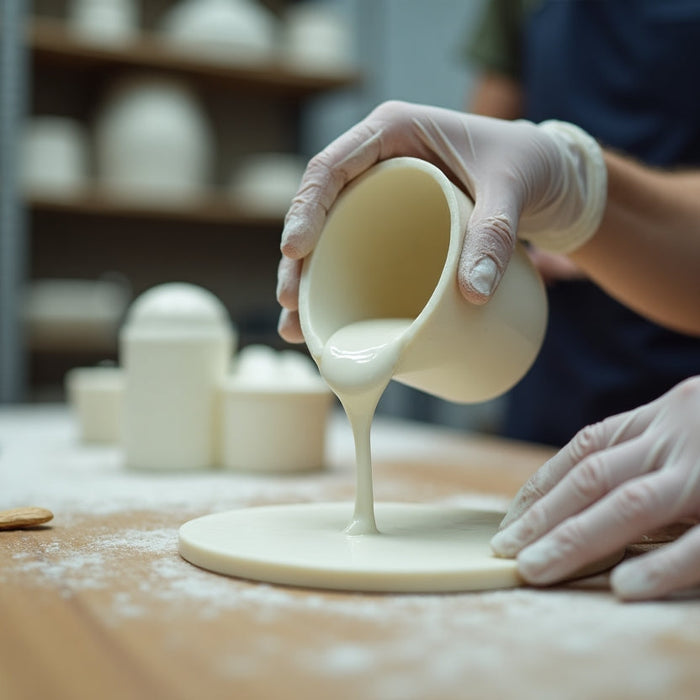 smooth plaster casting finish