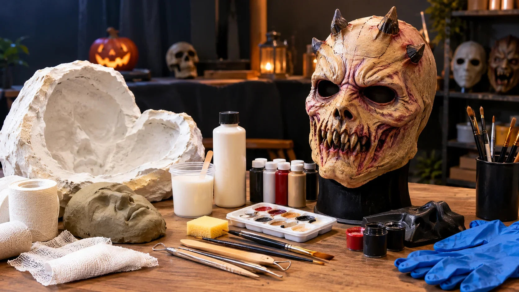 How to Make a Latex Halloween Mask: Materials, Molding Techniques and Finishing Tips