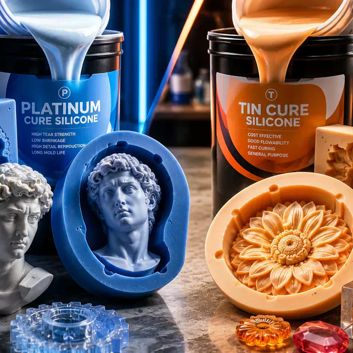 Platinum vs. Tin Cure Silicone: A Comparison Guide for Mold Making