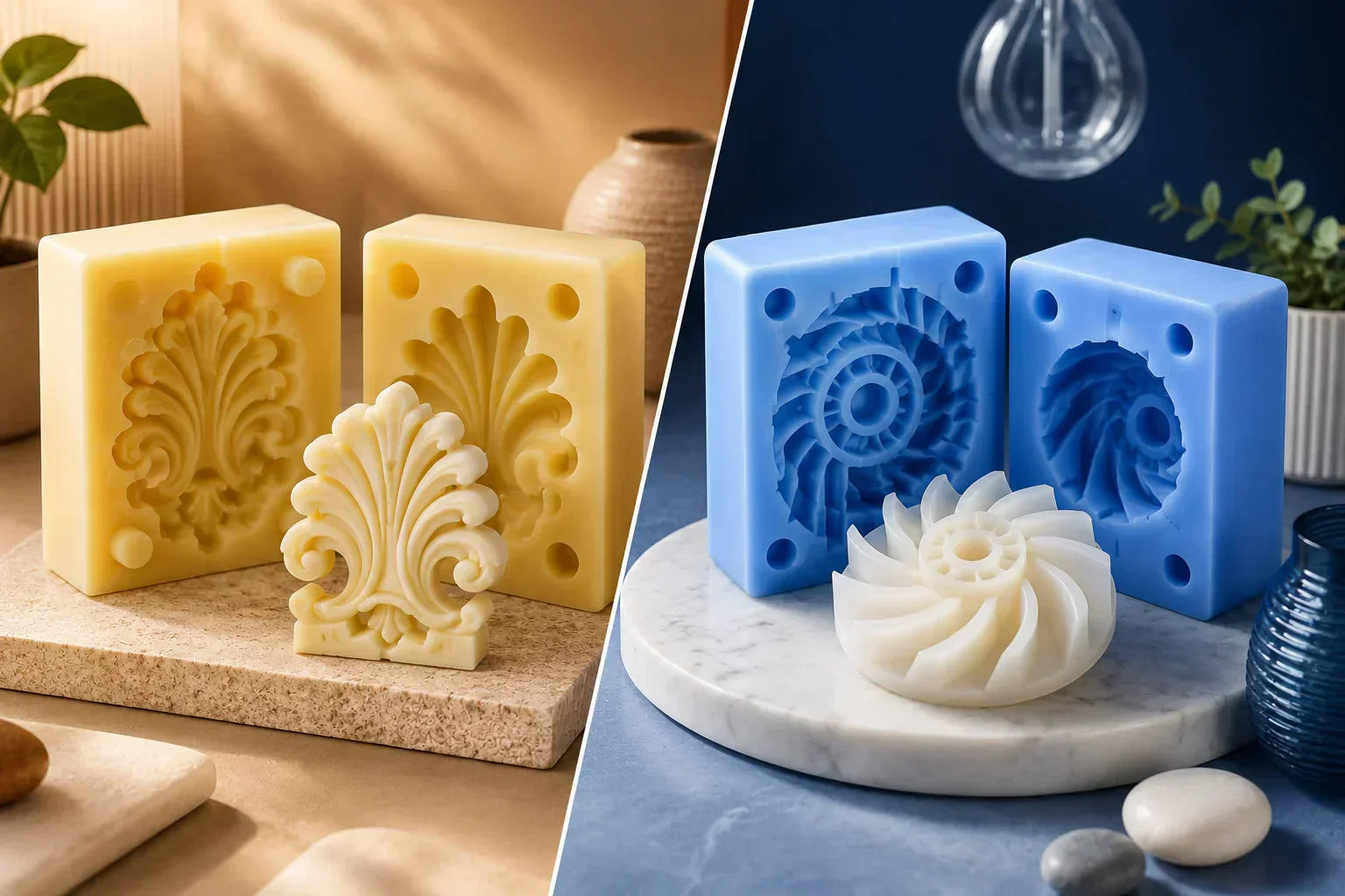 polyurethane vs silicone molds