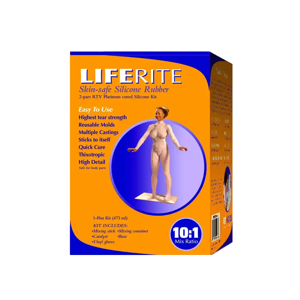 LifeRite Skin Safe Silicone for Life Casting ArtMolds EnvironMolds
