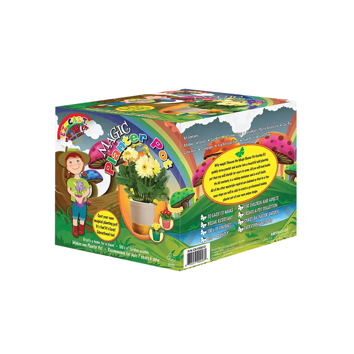 magic pot planter Magic Planting Pot Casting Kit- Make a Plant a Home