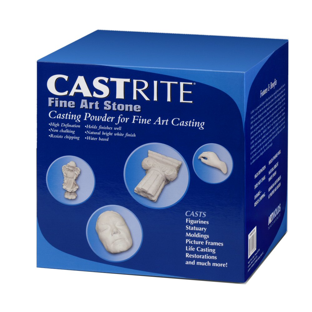 CastRite Casting Stone- a great gypsum based art casting stone for high detail casts