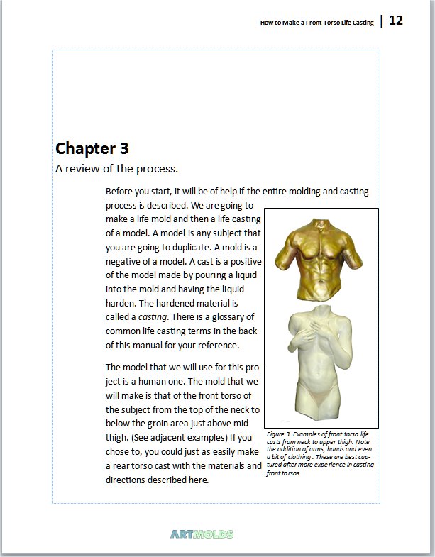 How To Create A Front Torso Cast- Chapter 3