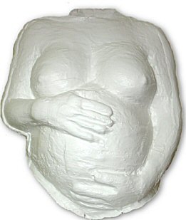 Example using the  EZ Torso Belly Casting Kit
