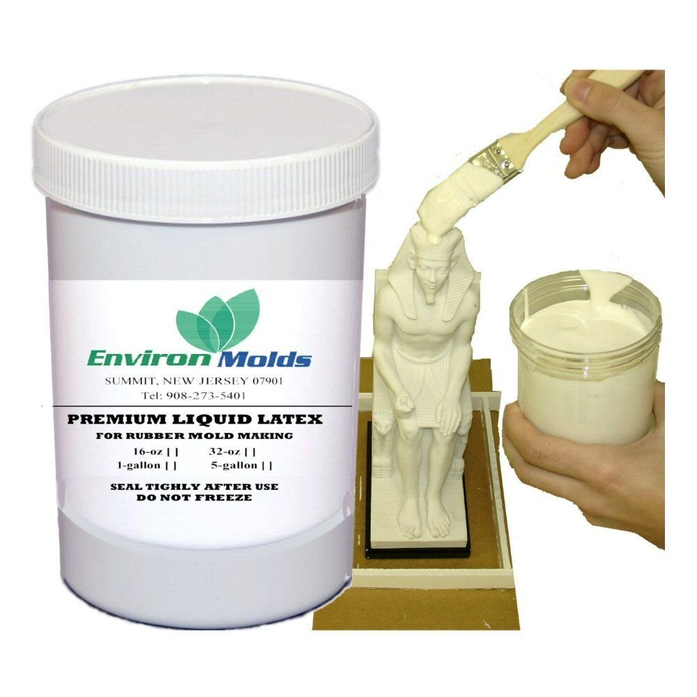EnvironMolds Liquid Latex Mold Making Rubber low price high quality for long lasting mold especially good for concrete casting for its high abrasion resistance.