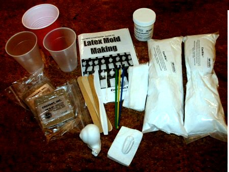 Contents of Latex EXZ Casting Kit