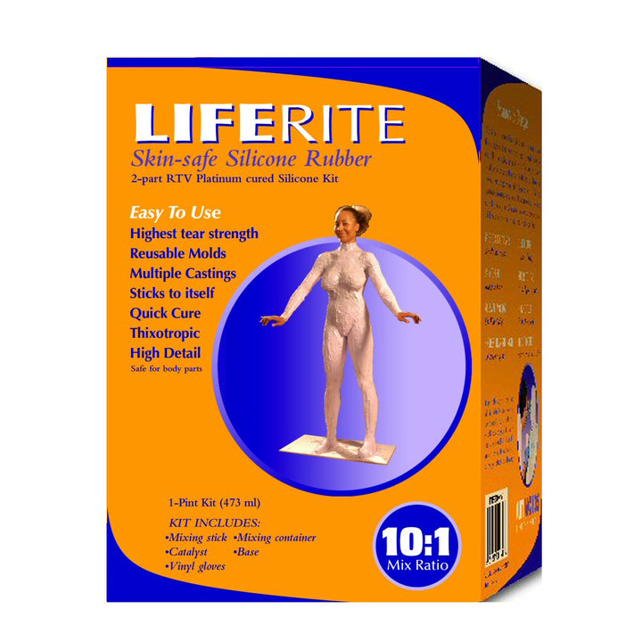 Using LifeRite Skin Safe Silicone for Life Casting