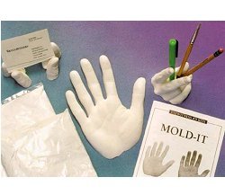 Contents of the Mold It Hand Casting Kit